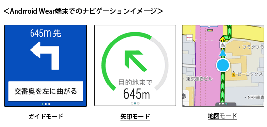 Android Wear　ナビゲーションイメージ.gif