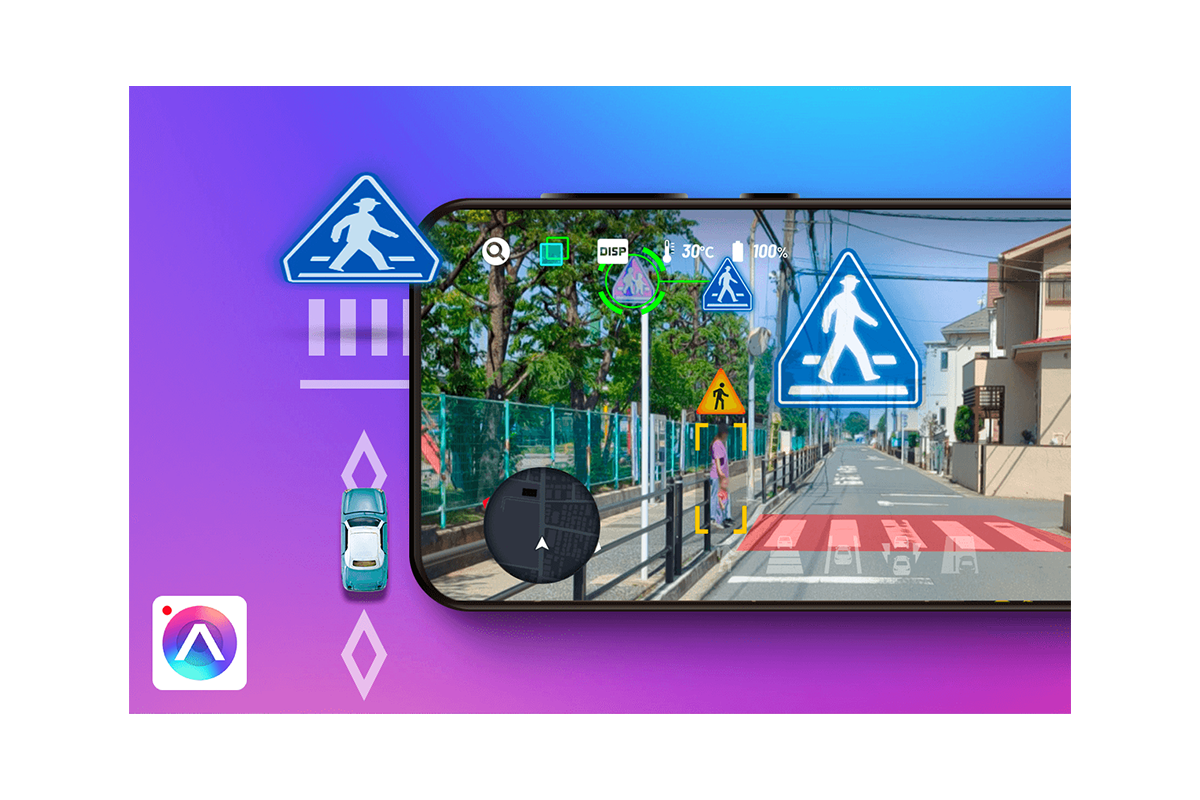 『aircam』、aiで横断歩道を検知し、事前に走行速度を注意喚起する機能を提供開始｜プレスリリース おしらせ｜ナビタイムジャパン